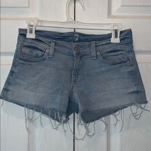 7 for all mankind Jean shorts